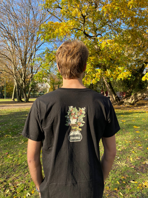 Printed Cotton Shirt (black)